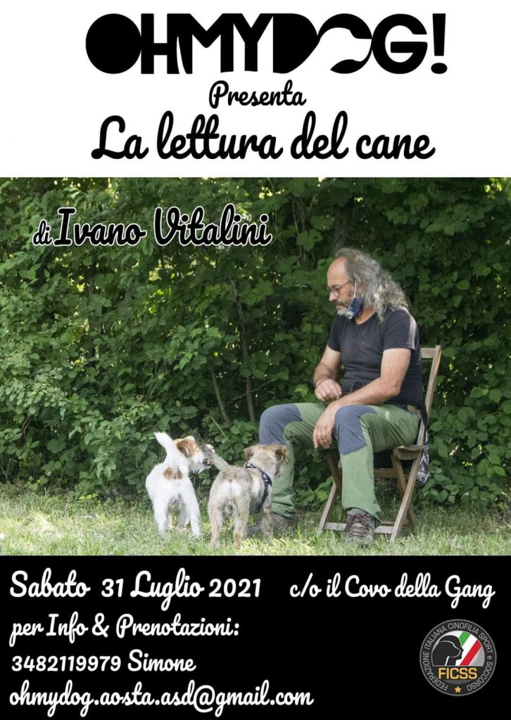 AOSTA 31 Luglio 2021 - La lettura del cane con Ivano Vitalini
