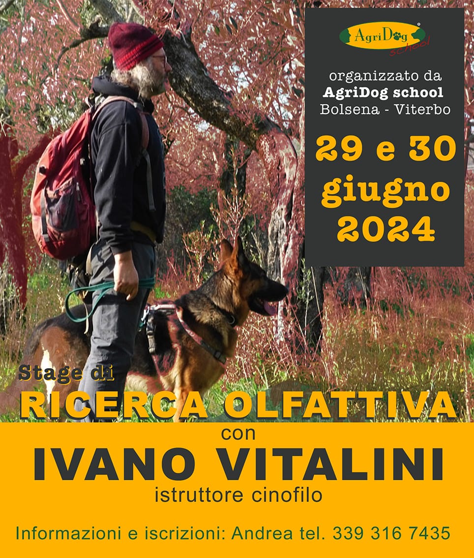 Bolsena (Viterbo) 29 e 20 giugno 2024 - Ricerca olfattiva con Ivano Vitalini