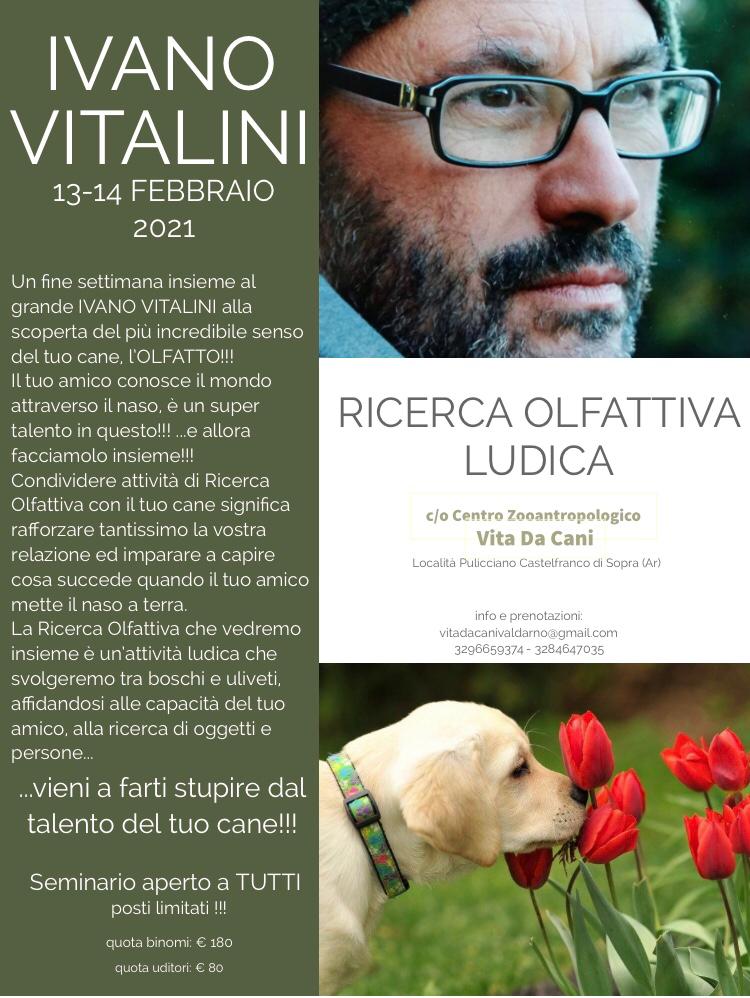 AREZZO 13 e 14 Febbraio 2021 - Seminario di Ricerca ludica con Ivano Vitalini